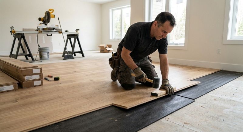 Engineered Wood Installation in Farmersville, TX