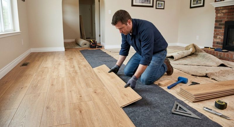 Laminate Floor Remodeling in Farmersville, TX