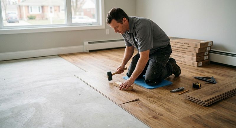 Linoleum Floor Installation in Campbell, TX