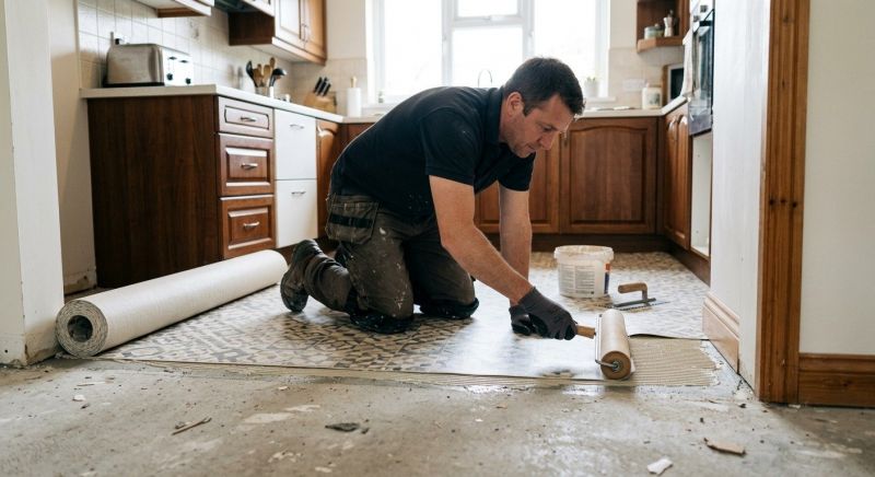 Linoleum Floor Installation in Campbell, TX