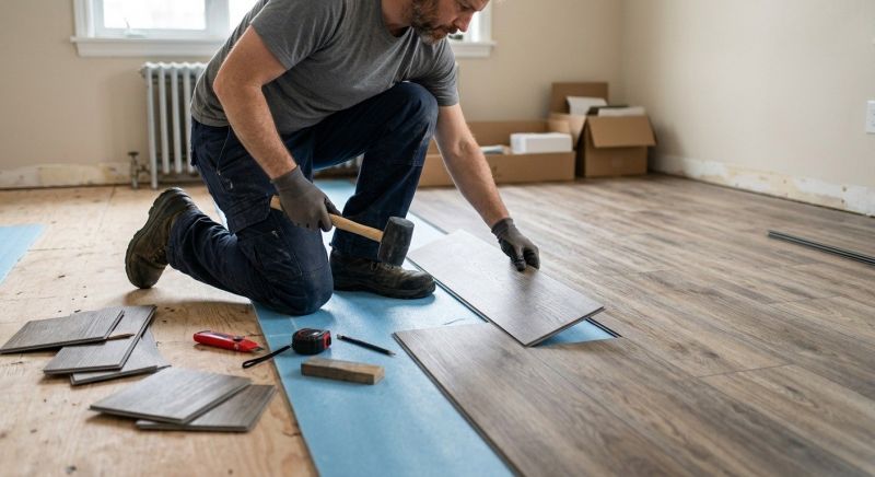 Linoleum Floor Installation in Rockwall, TX