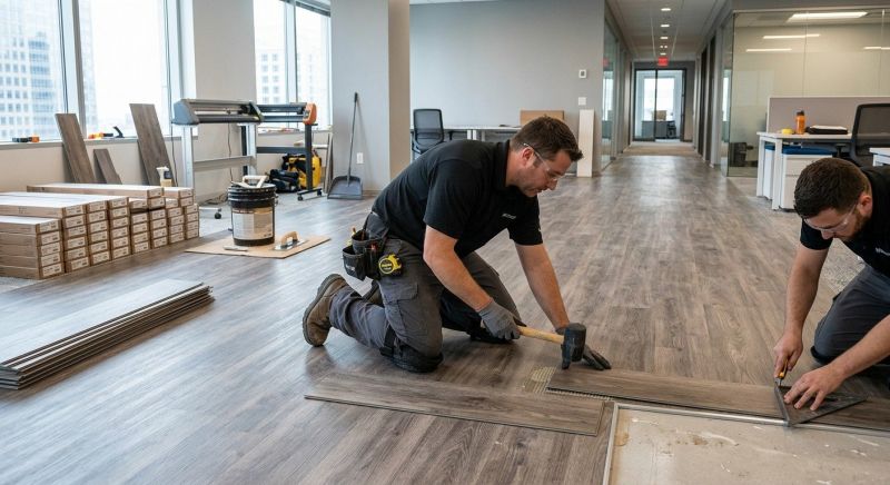 Linoleum Floor Installation in Rockwall, TX