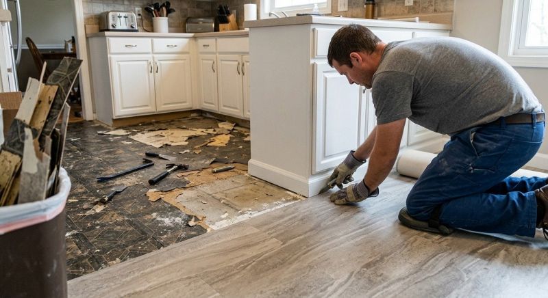 Linoleum Floor Installation in Wylie, TX