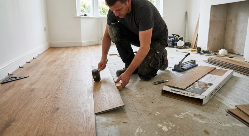 Luxury Vinyl Tile Installation in Caddo Mills, TX