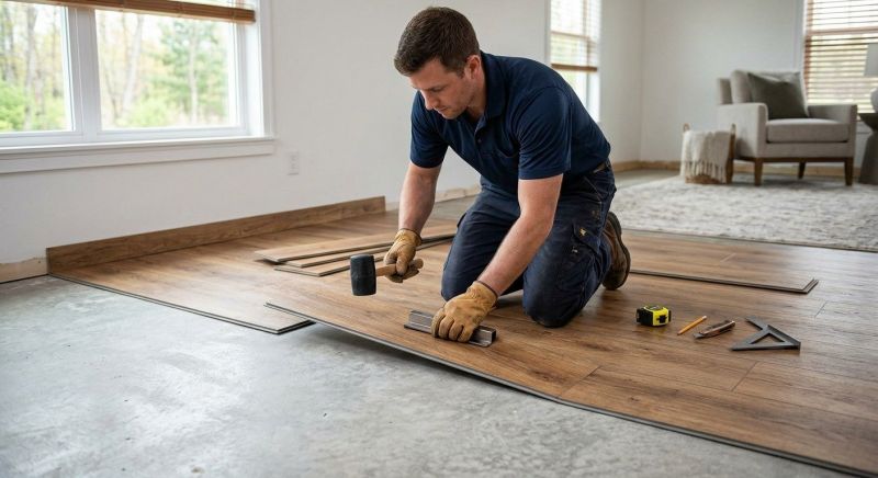 Luxury Vinyl Tile Installation in Mckinney, TX