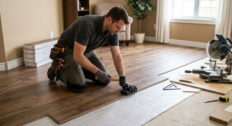 Plank Laminate Installation in Farmersville, TX
