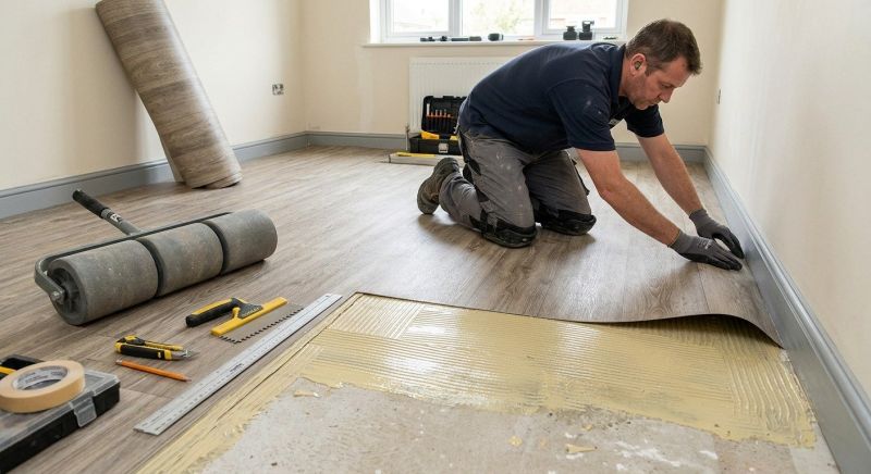 Sheet Flooring Installation in Sachse, TX
