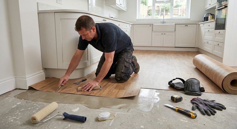 Sheet Linoleum Installation in Collin County, TX
