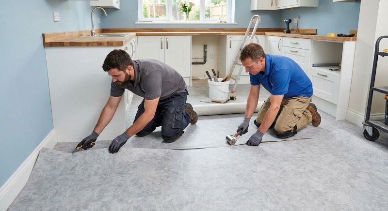 Sheet Linoleum Installation in Farmersville, TX