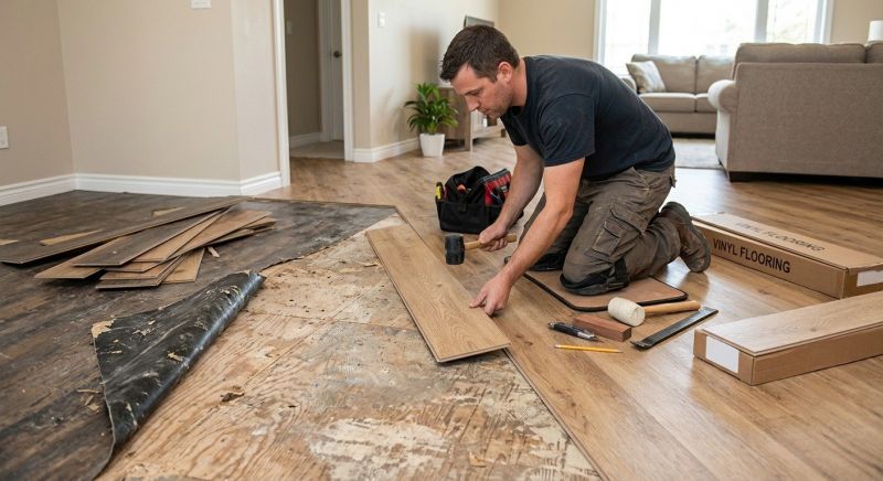 Vinyl Flooring Installation in Quinlan, TX
