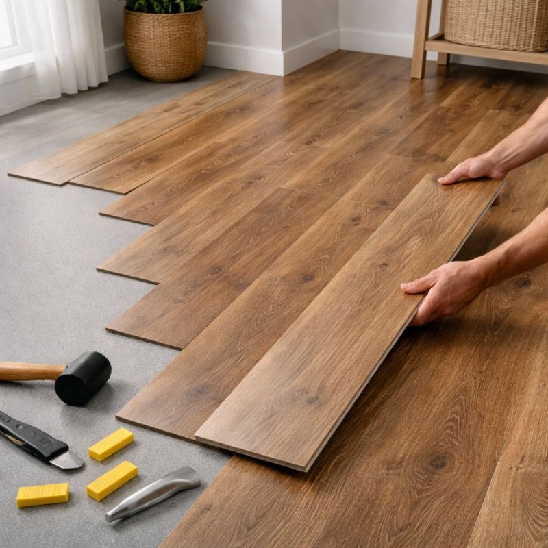Vinyl Plank Floor Installation in Farmersville, TX